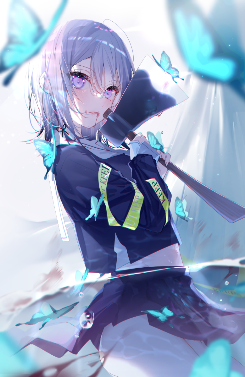 This is a pixiv picture whose title is 32.🦋 事後.