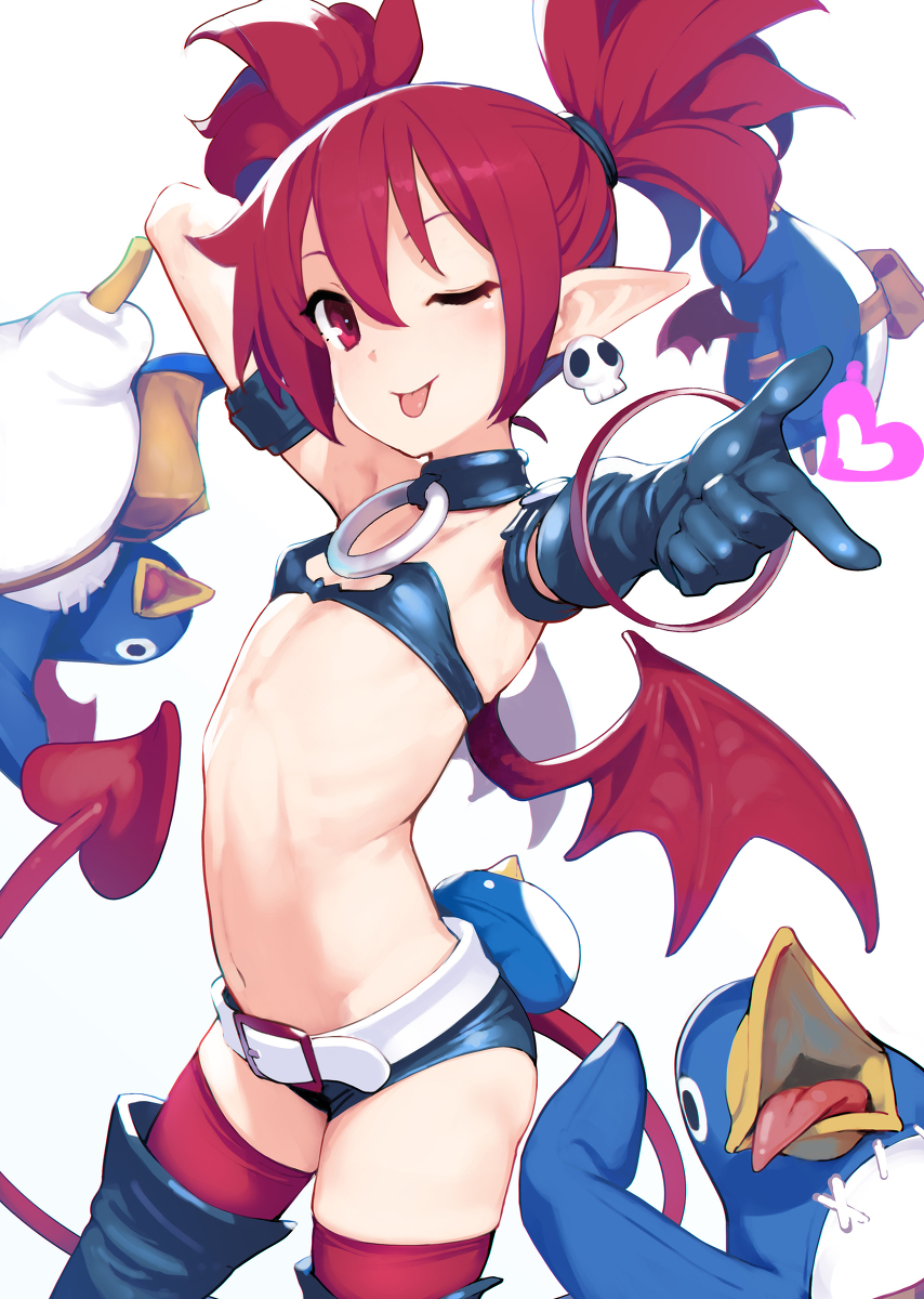 This is a pixiv picture whose title is エトナ様 / Etna-sama.