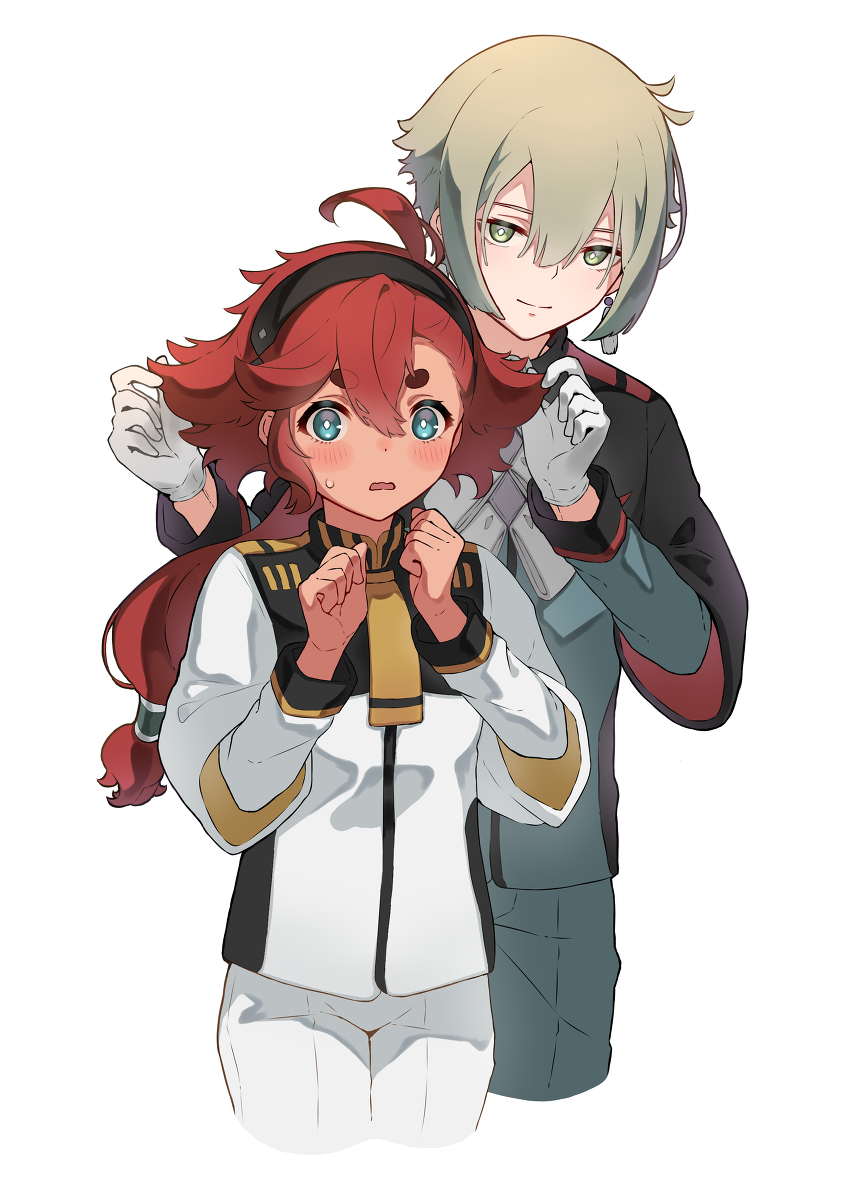 This is a pixiv picture whose title is エラスレにイチャイチャしてほしかった.