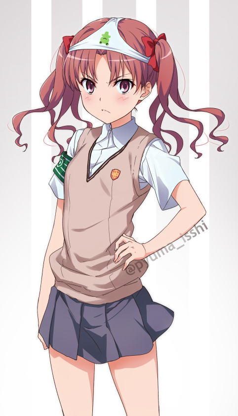 This is a pixiv picture whose title is 白井黒子という女.
