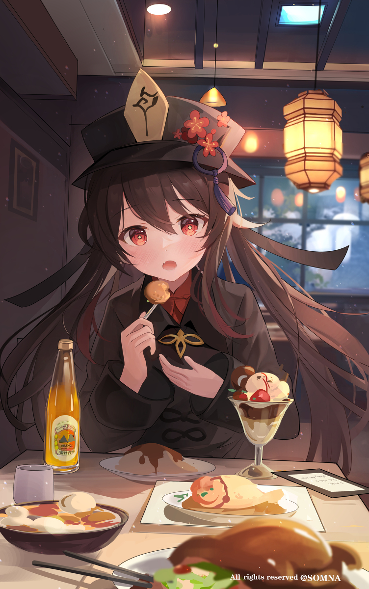 This is a pixiv picture whose title is 胡桃.