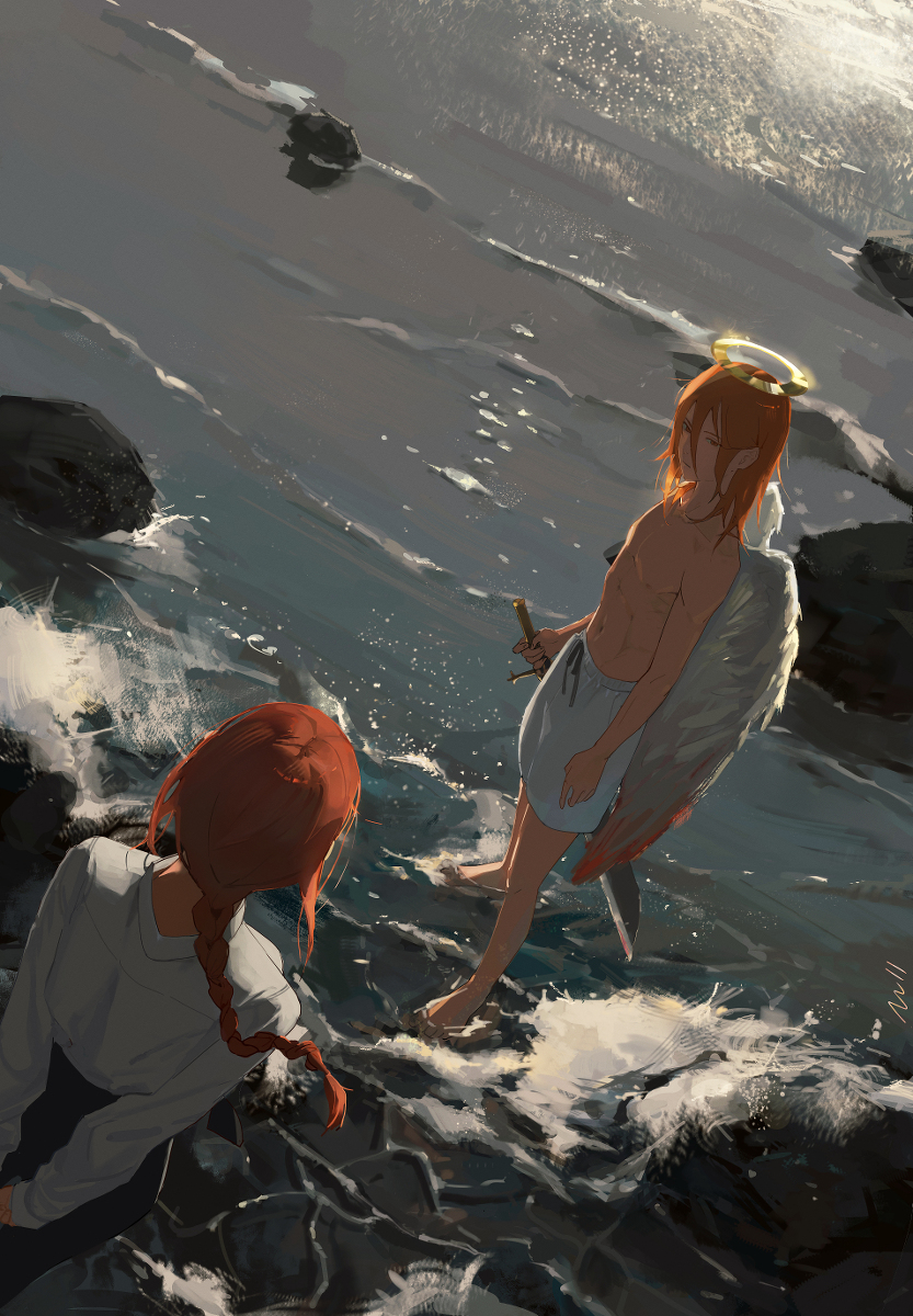This is a pixiv picture whose title is CSM.