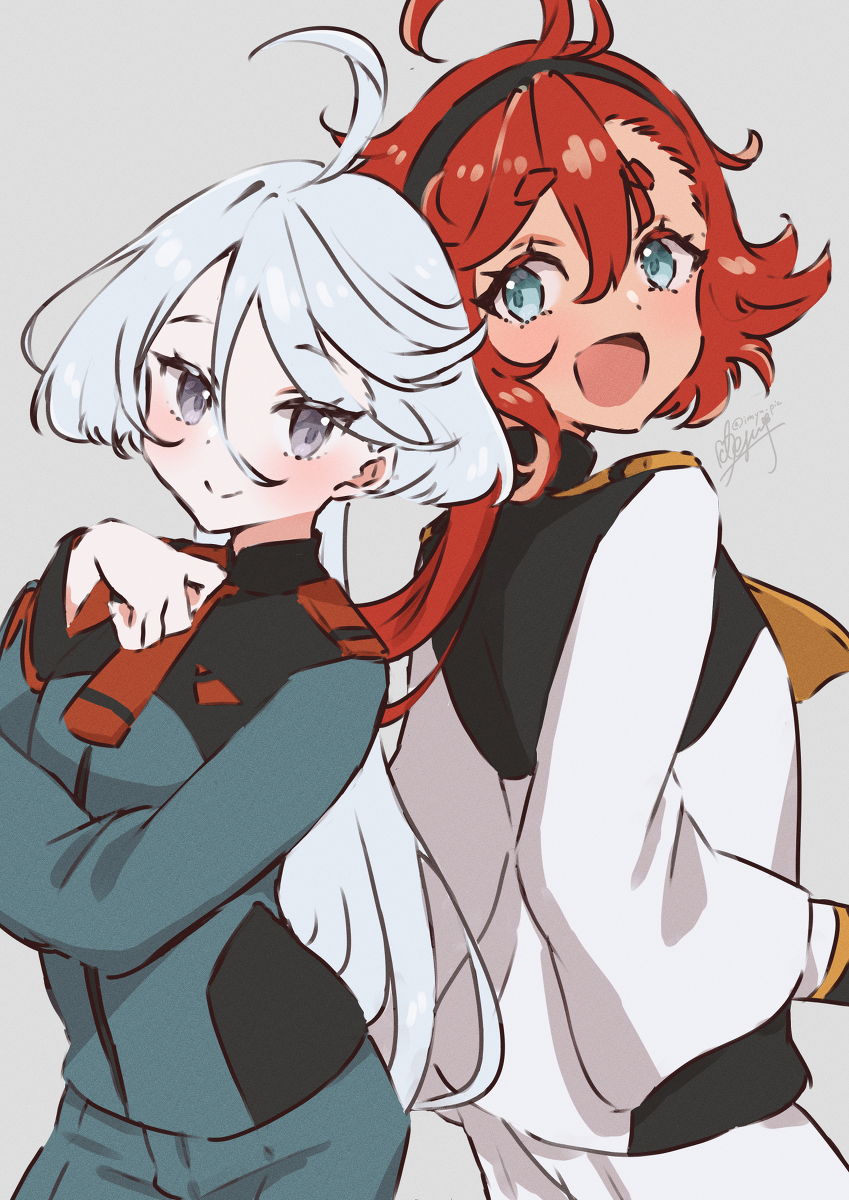 This is a pixiv picture whose title is 早くバディ感醸し出して欲しい.