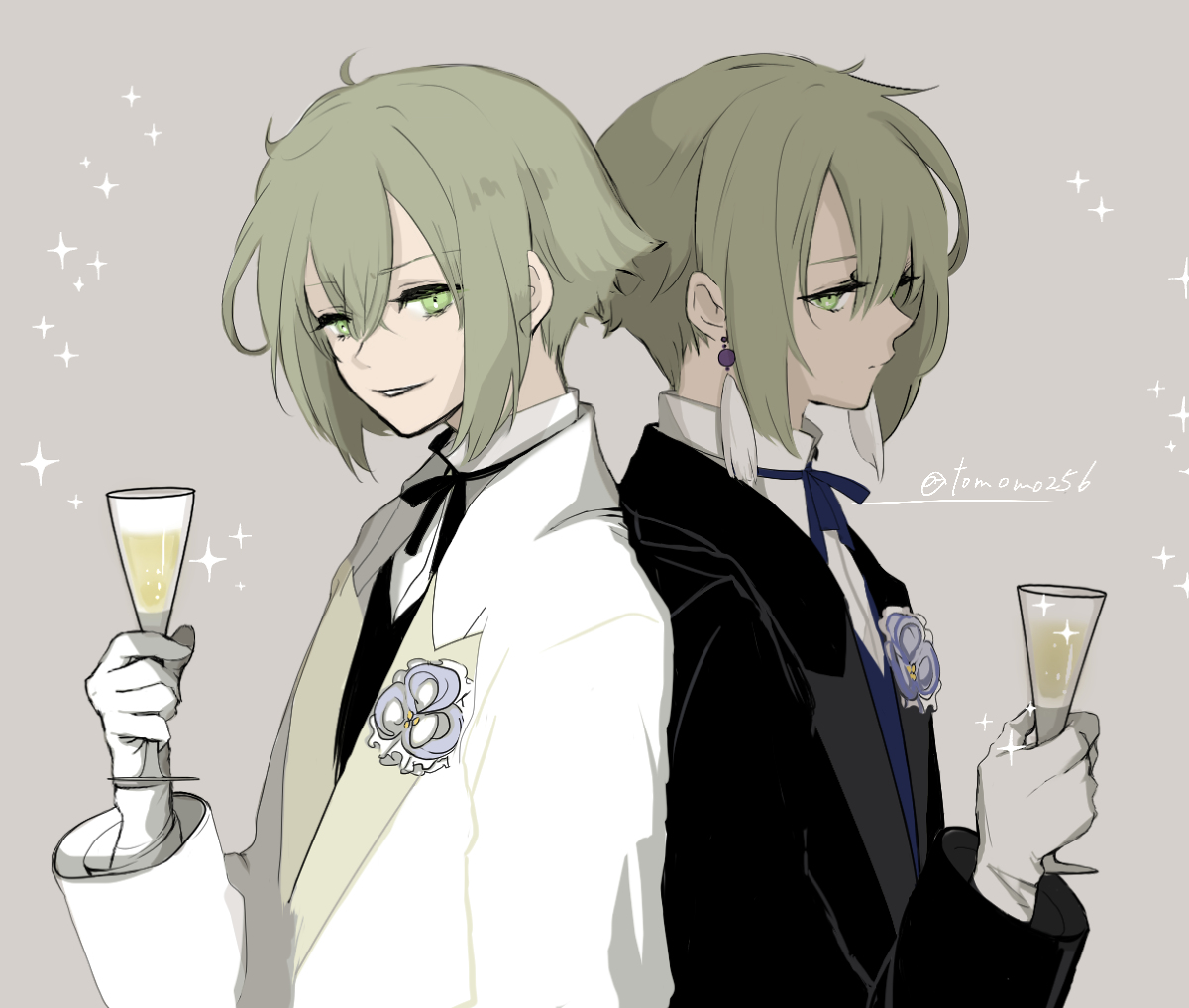 This is a pixiv picture whose title is 届かない言葉.