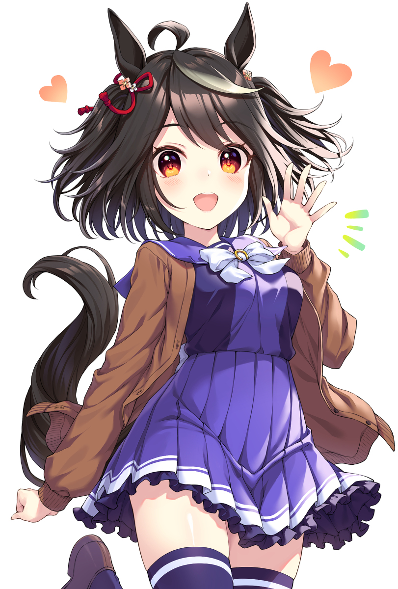 This is a pixiv picture whose title is カーディガンキタちゃん.