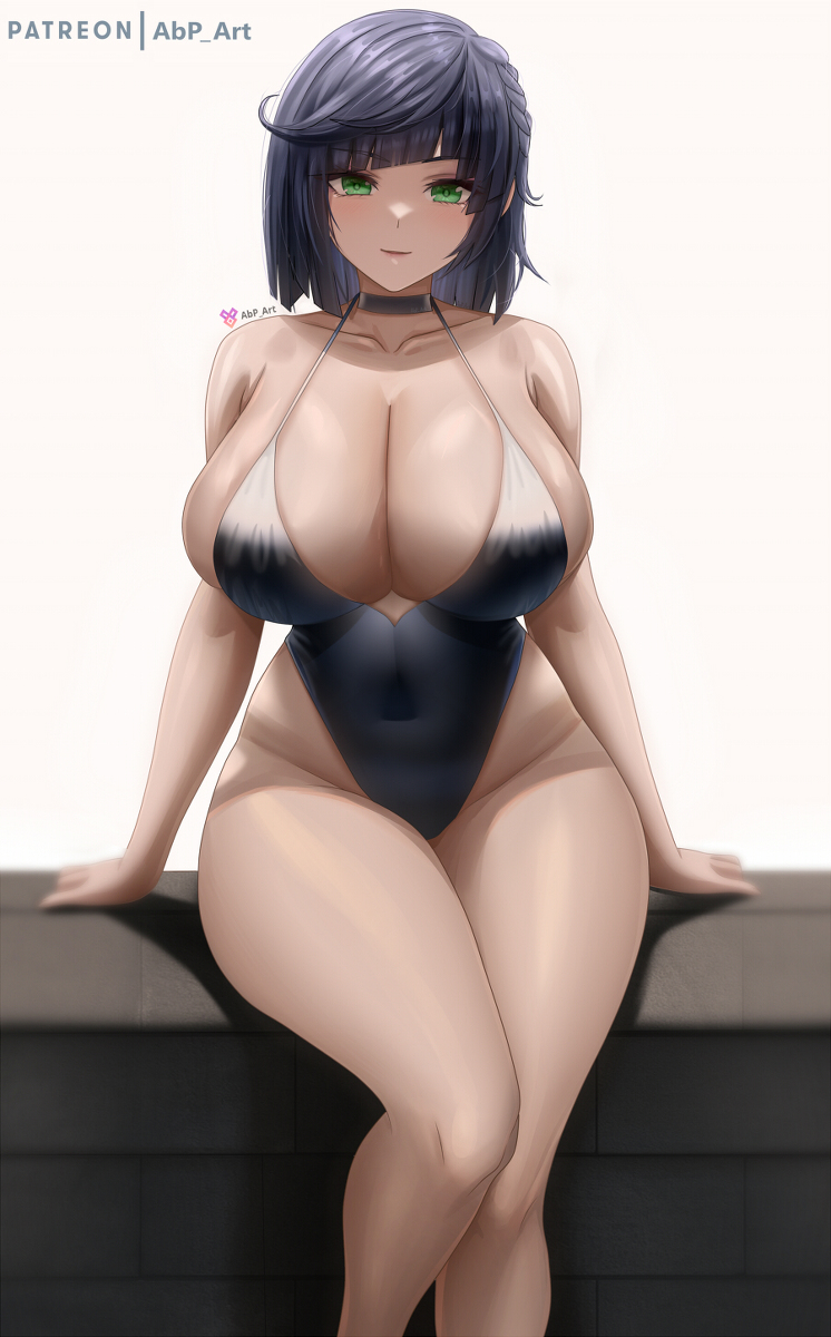 This is a pixiv picture whose title is 夜蘭 (Yelan).