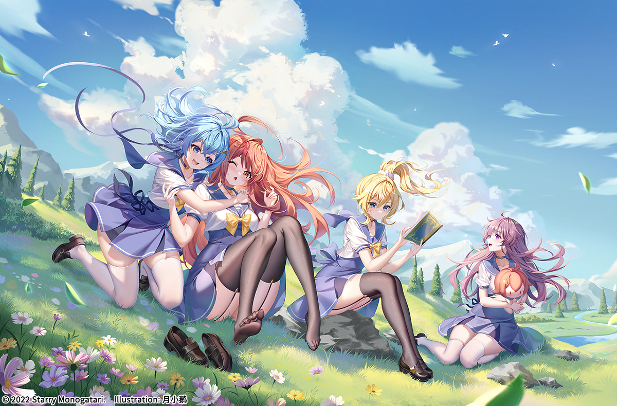 This is a pixiv picture whose title is 星色物语的商插.