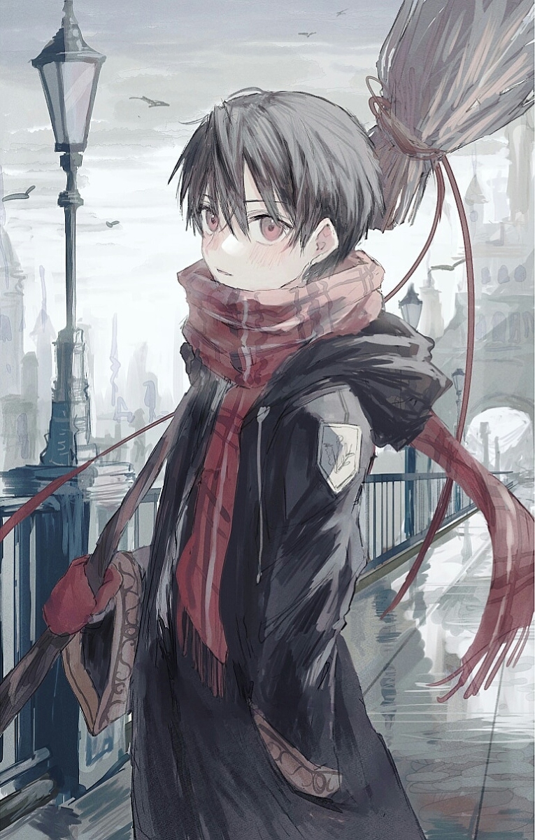 This is a pixiv picture whose title is もうすぐ冬.