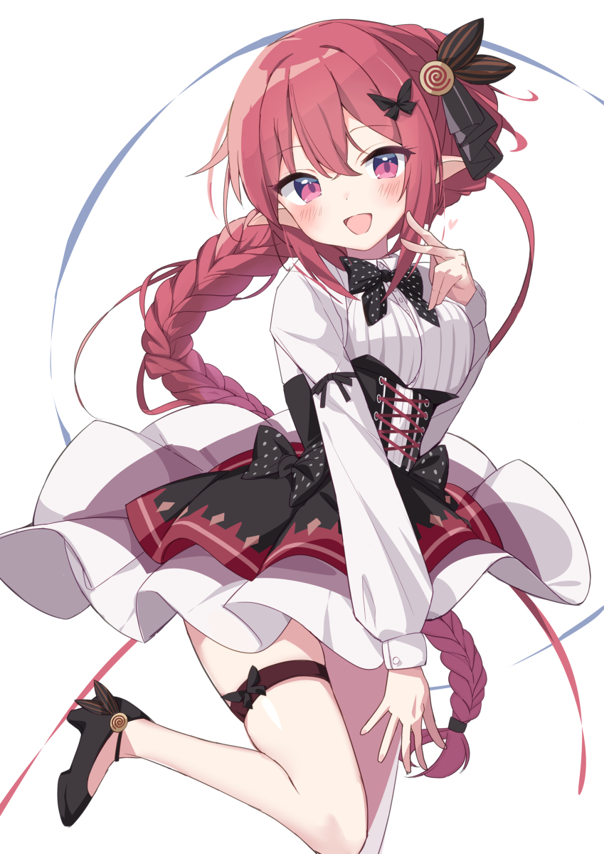 This is a pixiv picture whose title is ふとももエルフ3.