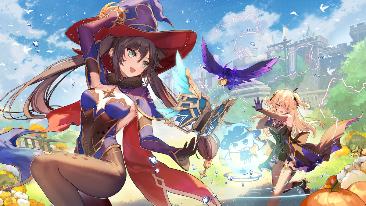 This is a pixiv picture whose title is モナ＆フィッシュル.