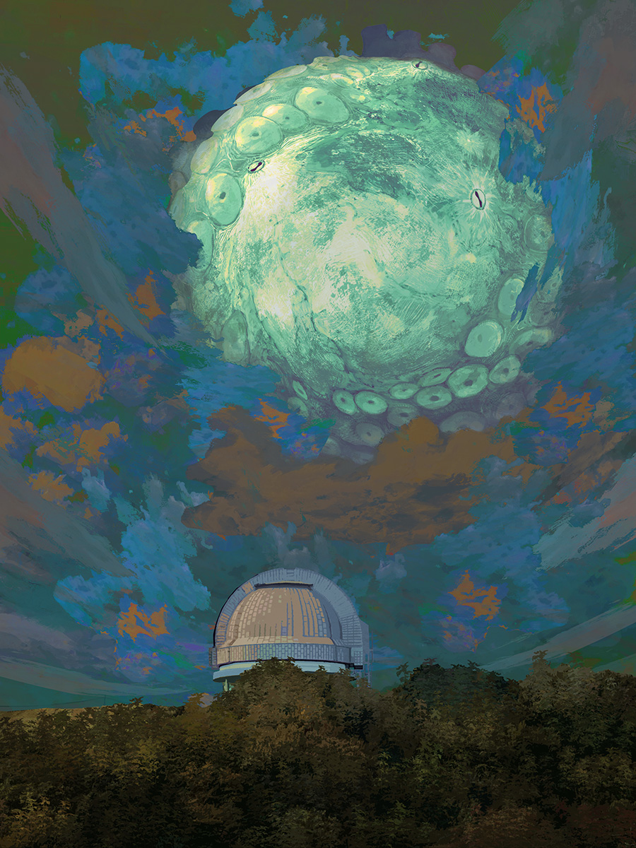 This is a pixiv picture whose title is 深秋の名月.