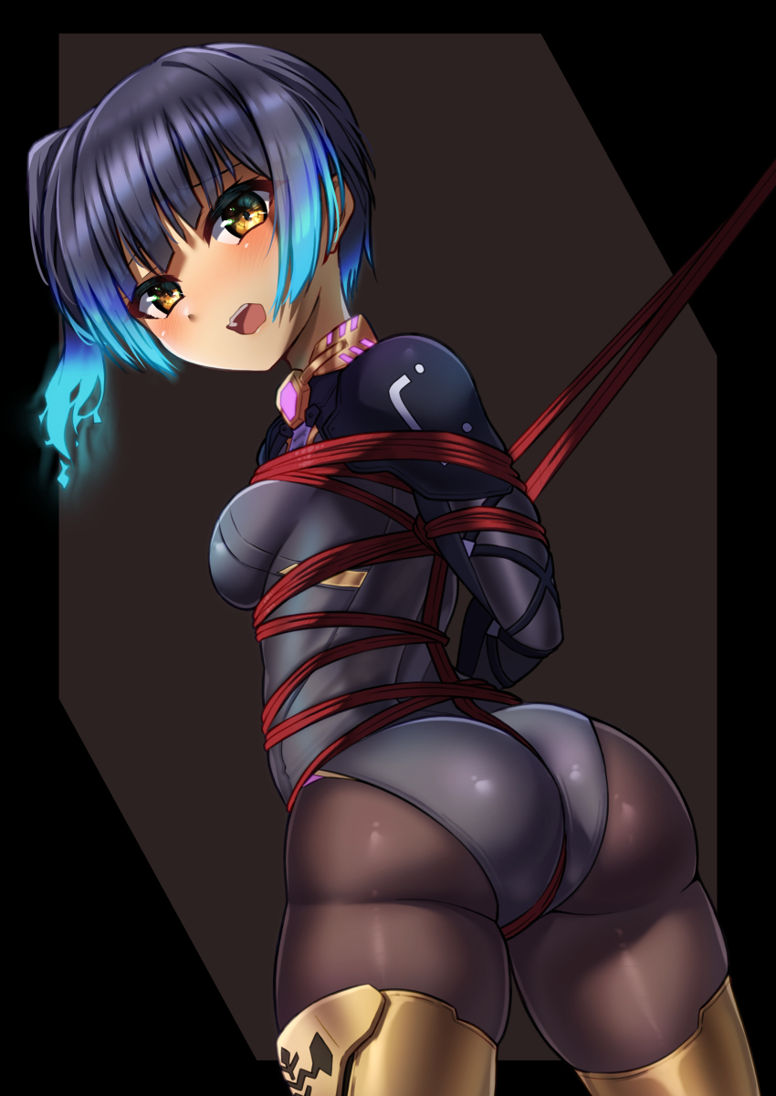 This is a pixiv picture whose title is セナちゃん緊縛.