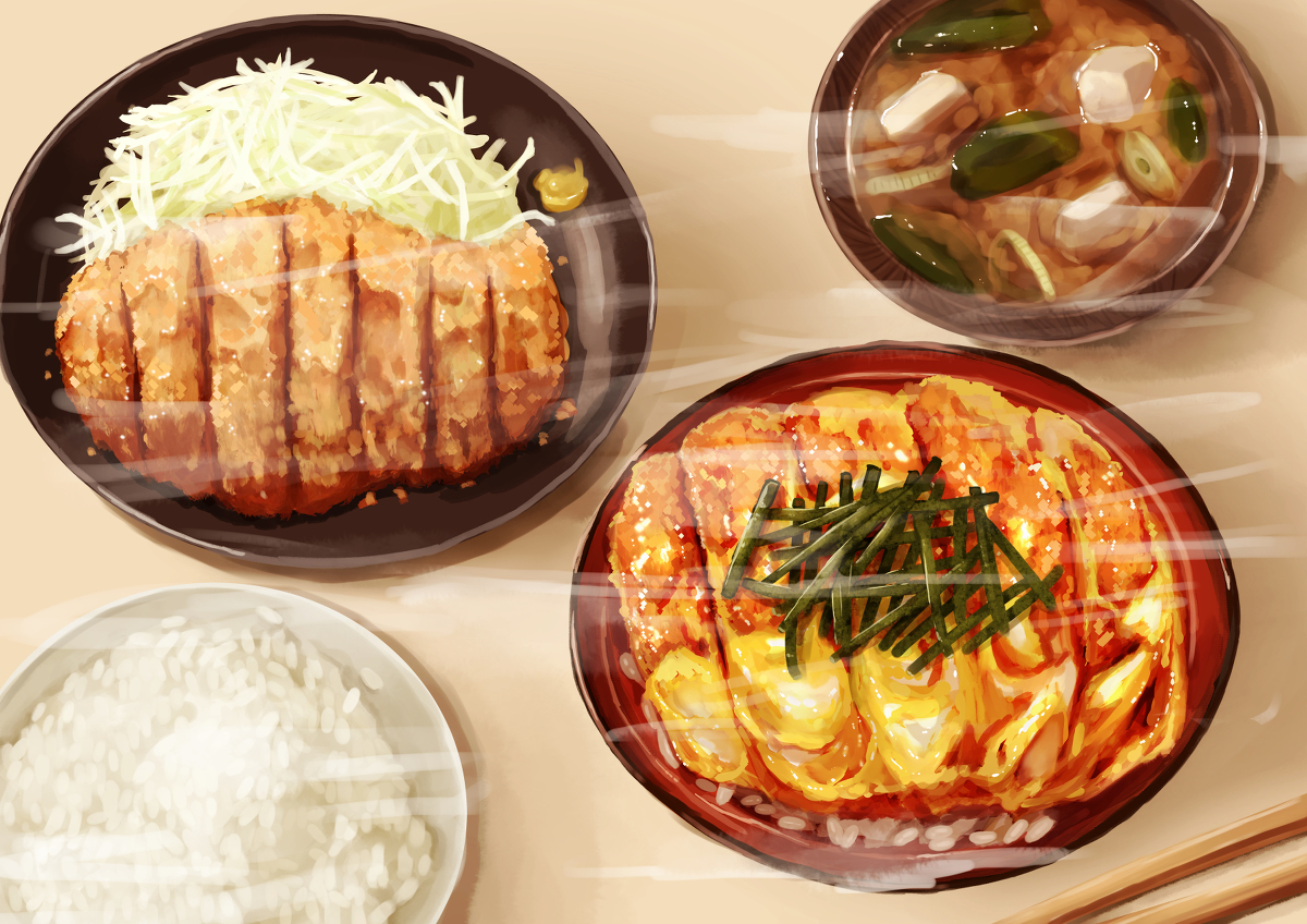 This is a pixiv picture whose title is 丼.
