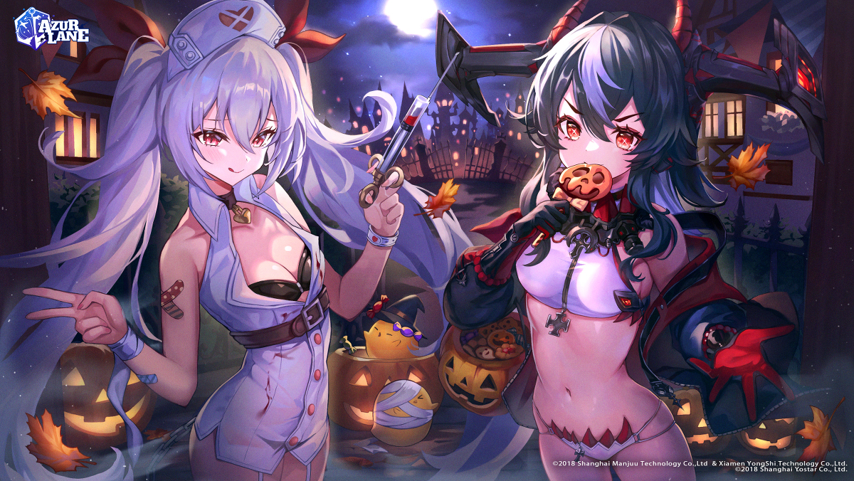 This is a pixiv picture whose title is Azur Lane.