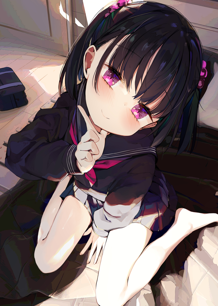 This is a pixiv picture whose title is セーラー服コス.