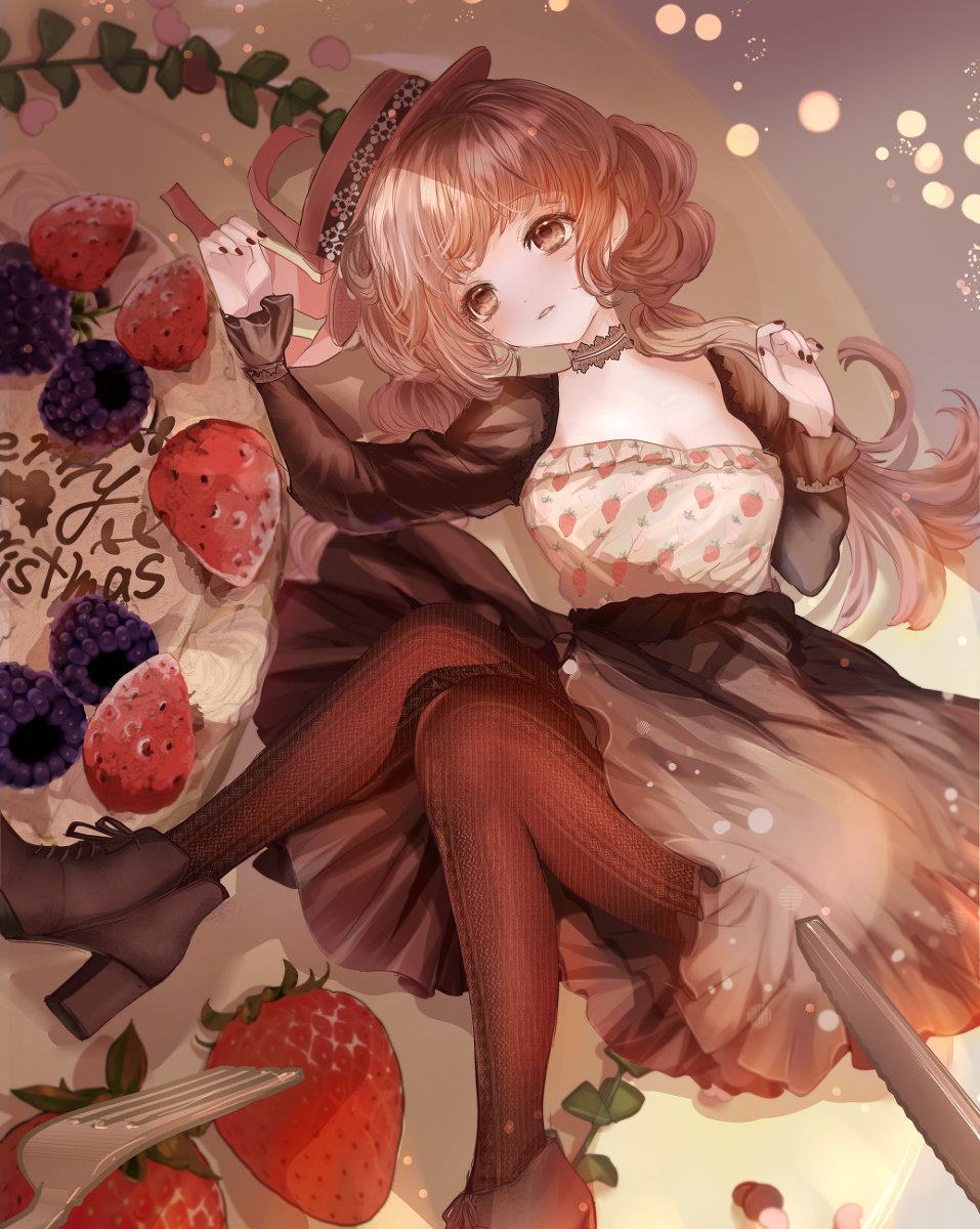 This is a pixiv picture whose title is クリスマスケーキの妖精.