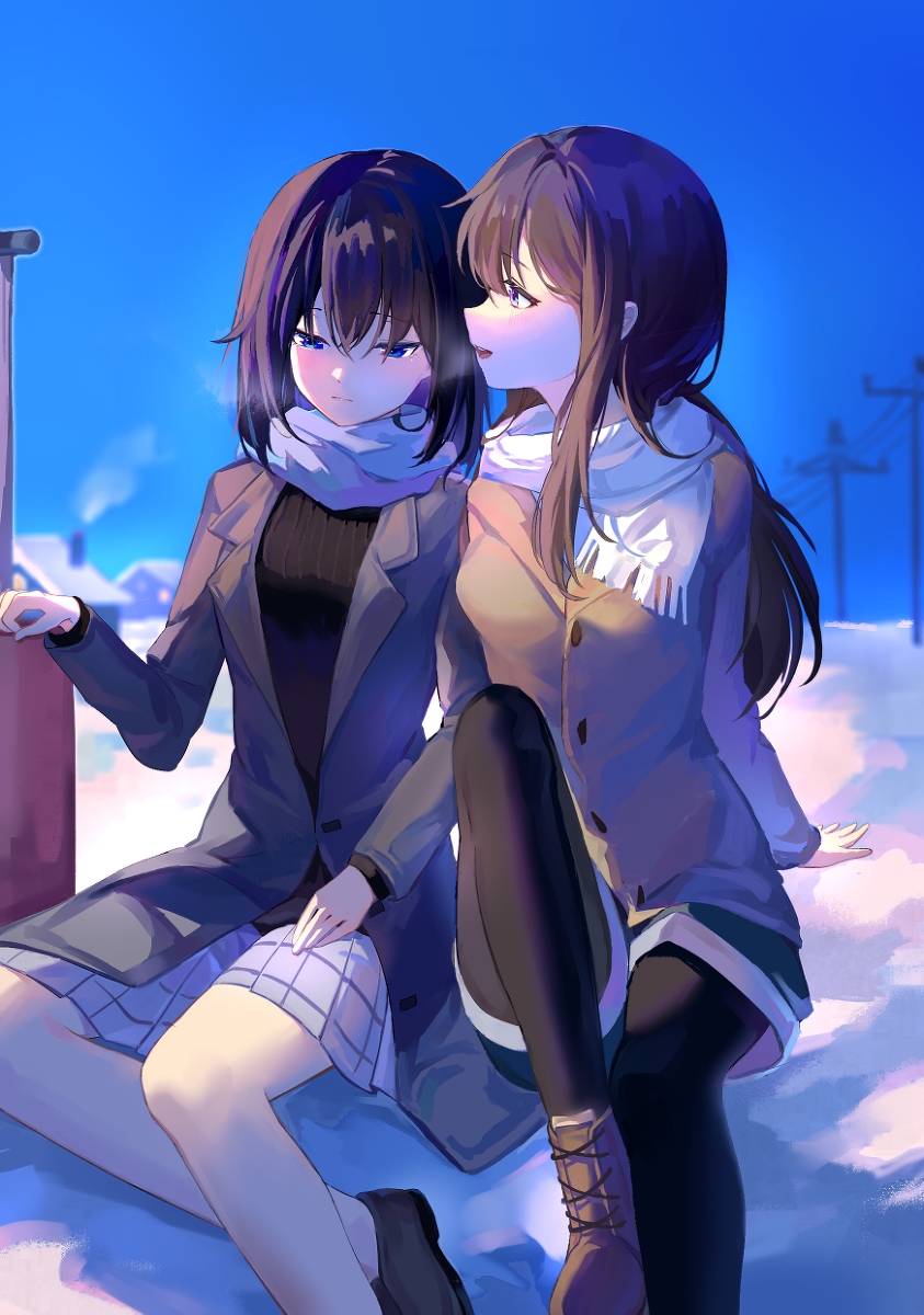 This is a pixiv picture whose title is 雪.