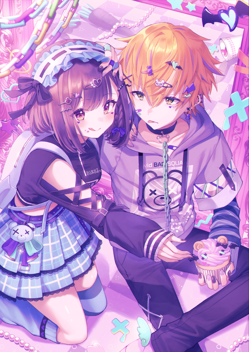 This is a pixiv picture whose title is 甘いものには目が無いの.