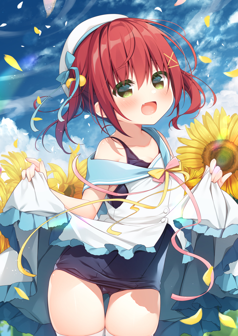 This is a pixiv picture whose title is 🌻.