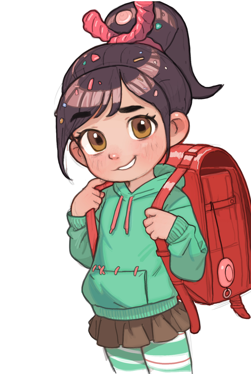 This is a pixiv picture whose title is Vanellope doodle.