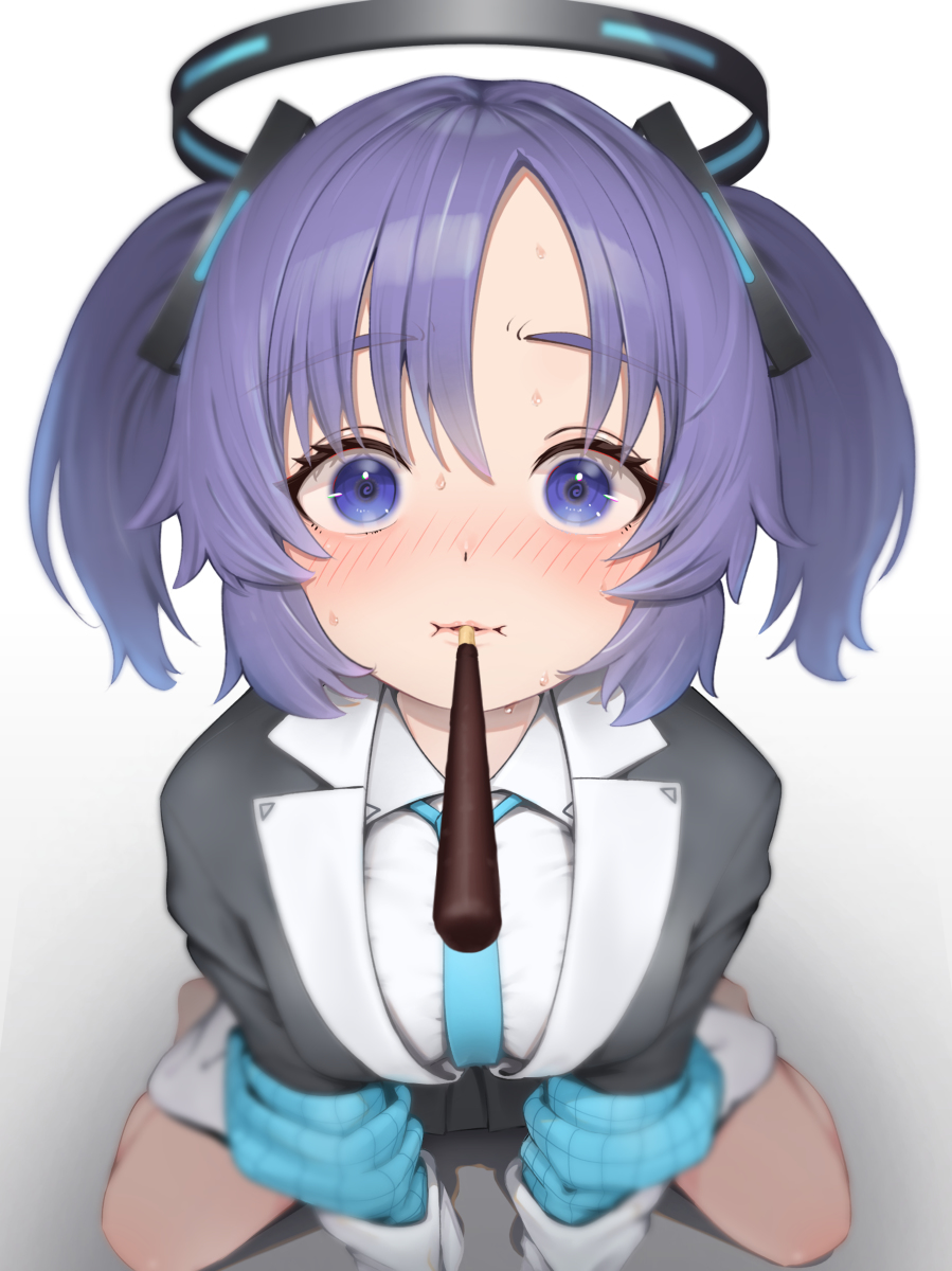 This is a pixiv picture whose title is ポッキーゲーム.
