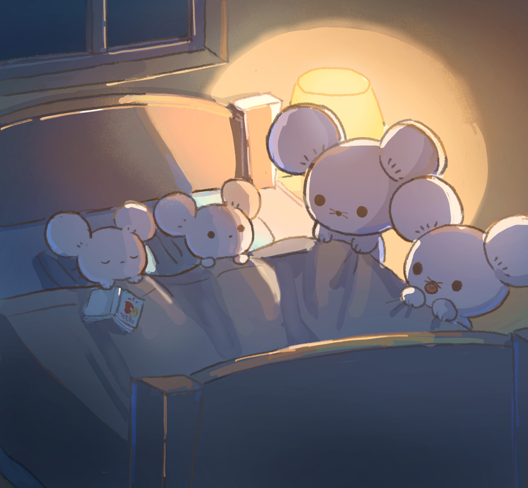 This is a pixiv picture whose title is 一家ネズミ.