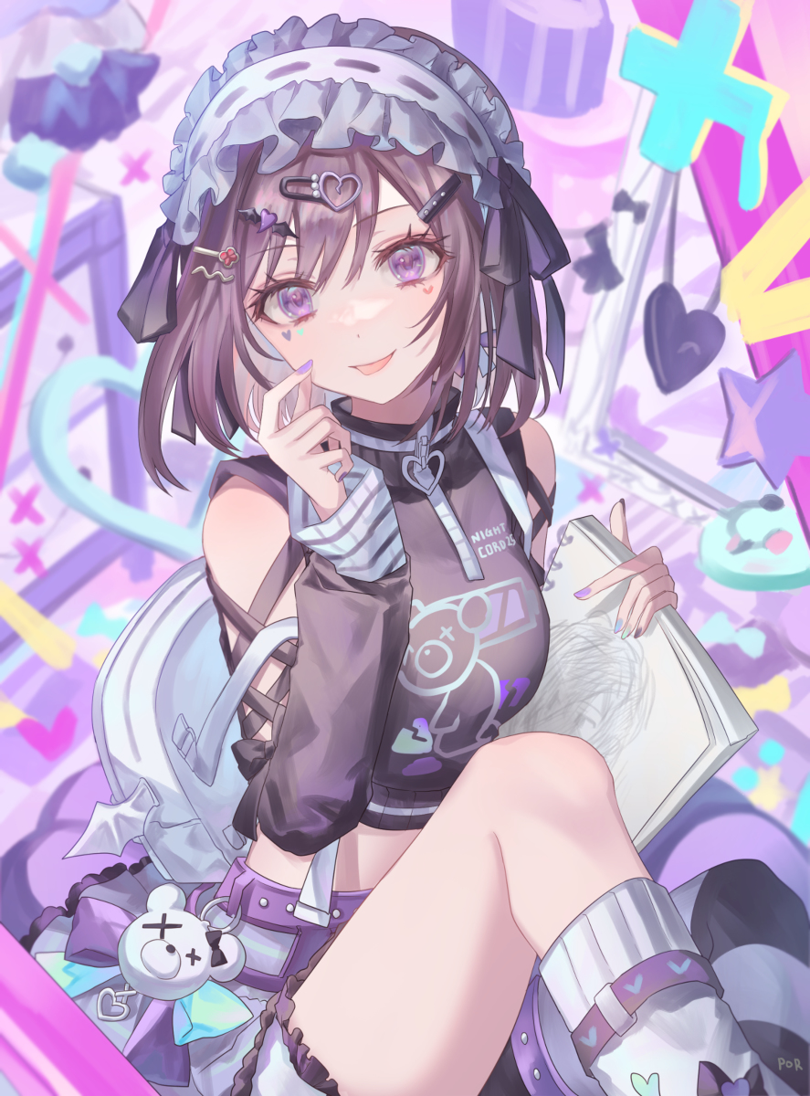 This is a pixiv picture whose title is 💜.