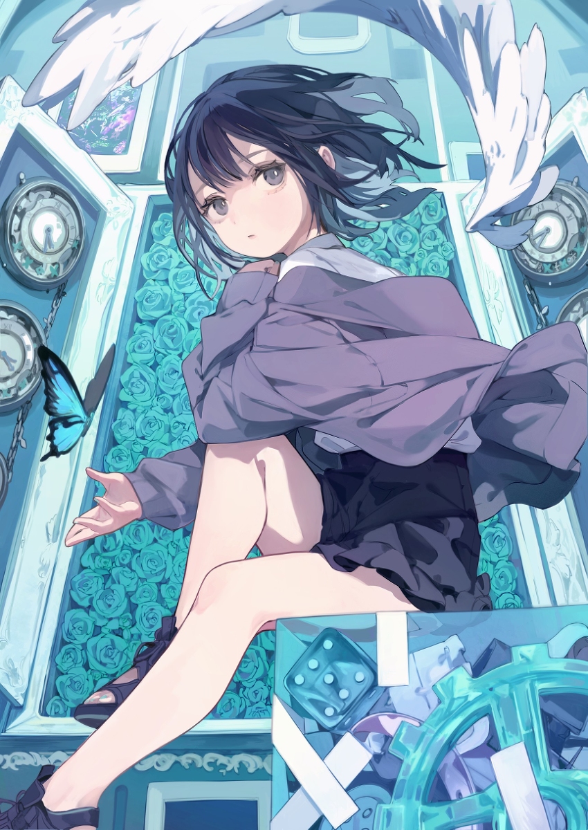 This is a pixiv picture whose title is EVER GREEN.