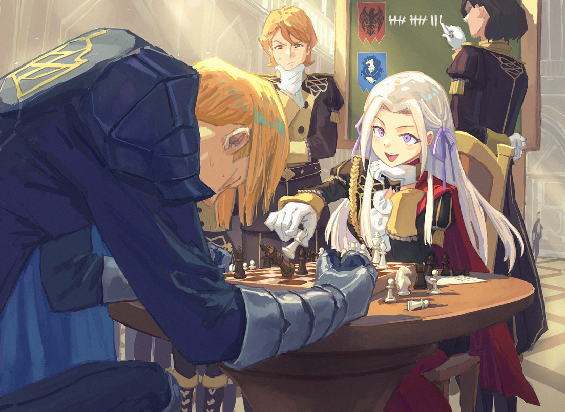 This is a pixiv picture whose title is You Lose Again, Dimitri..