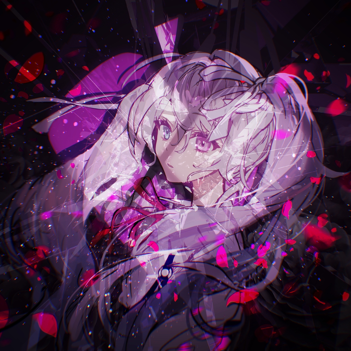 This is a pixiv picture whose title is 💔.
