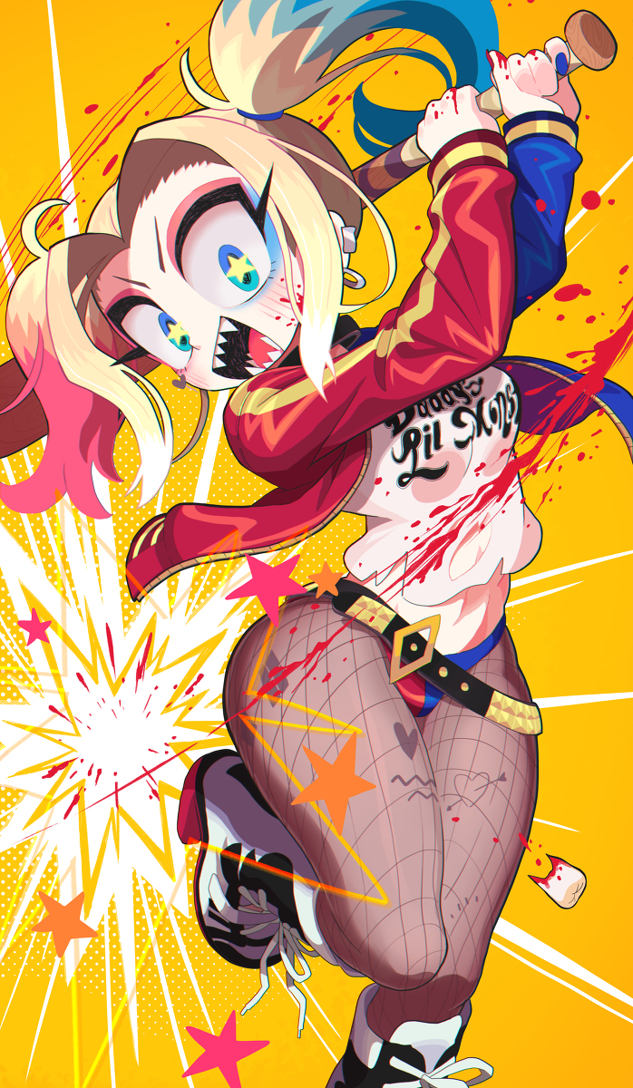 This is a pixiv picture whose title is Harley Quinn.