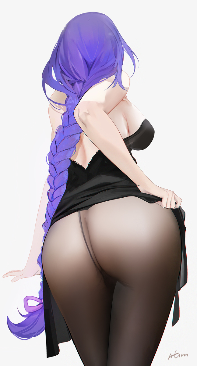 This is a pixiv picture whose title is 雷神的真空丝袜.