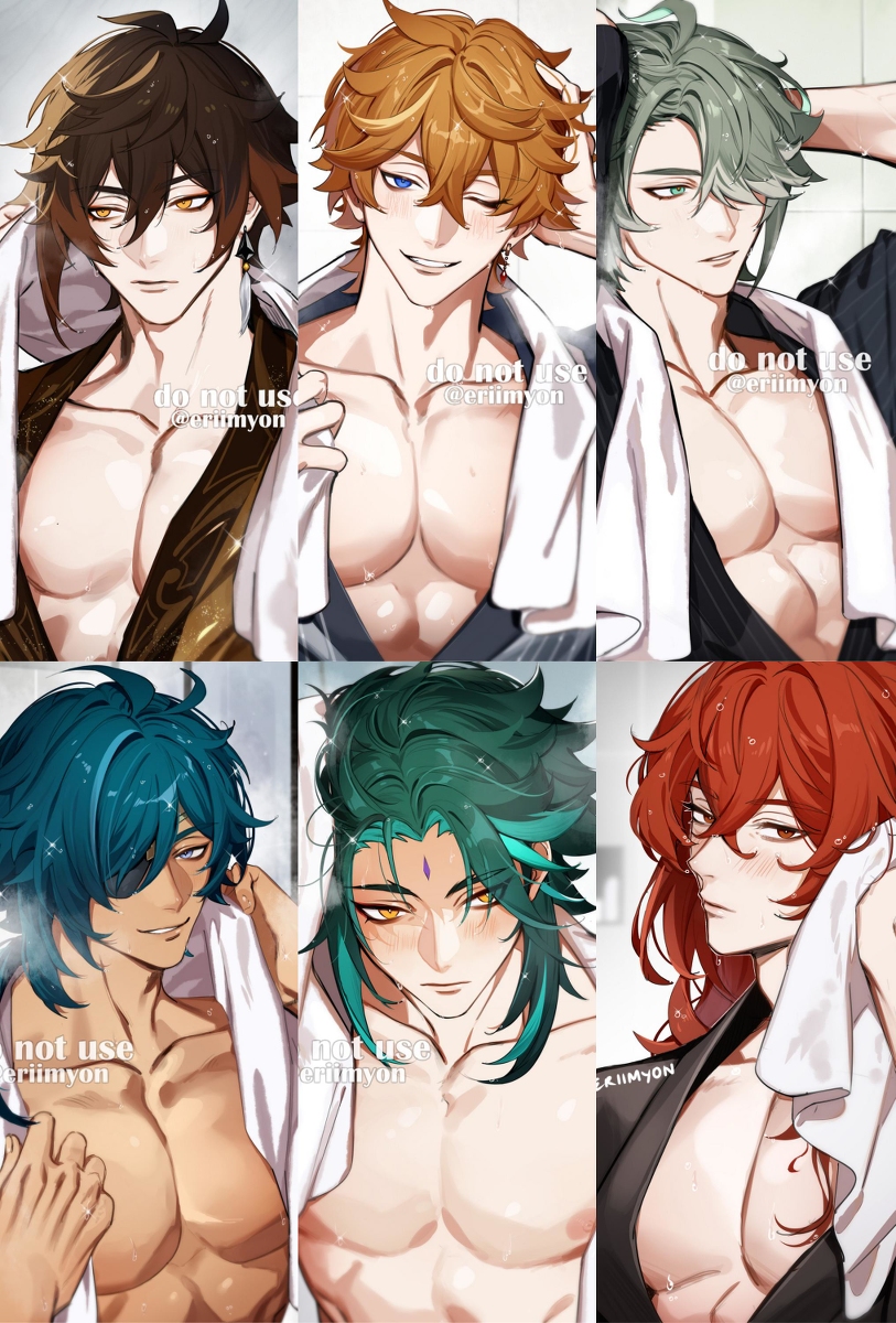 This is a pixiv picture whose title is Shower♨️.