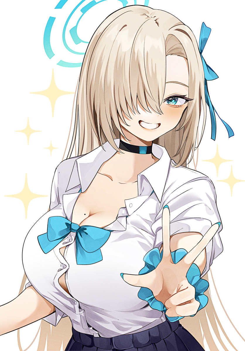 This is a pixiv picture whose title is 制服アスナ.