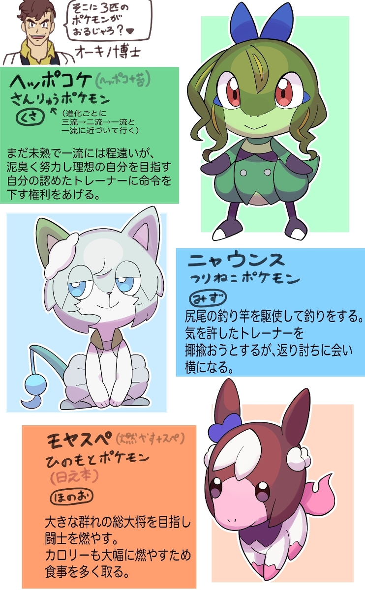 This is a pixiv picture whose title is トレセン地方に生息するポケモン達　その２.