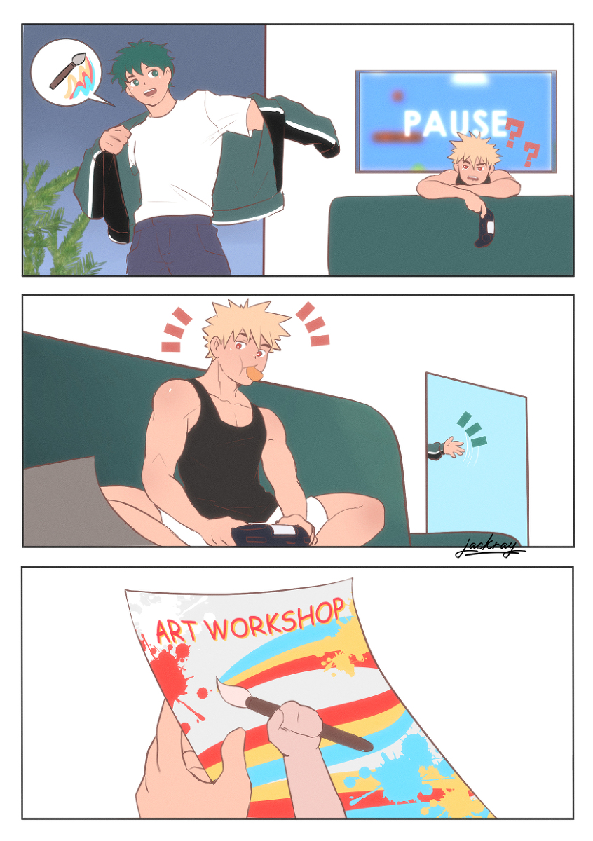 This is a pixiv picture whose title is Wanna be an artist.