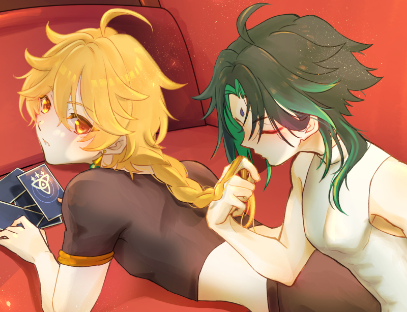 This is a pixiv picture whose title is 魈空.