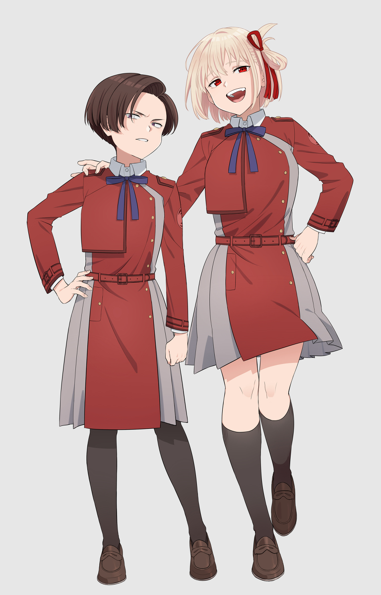 This is a pixiv picture whose title is フキと千束.