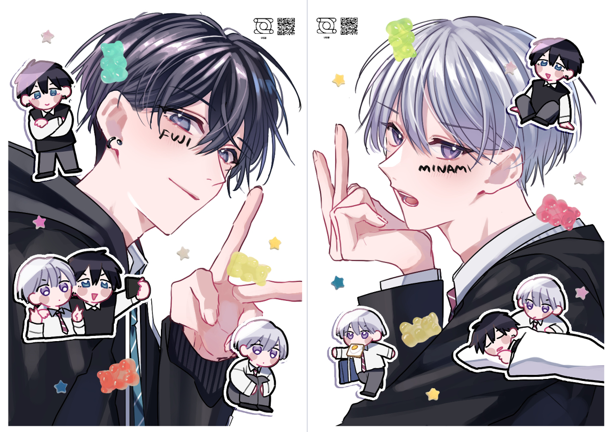 This is a pixiv picture whose title is ♡.