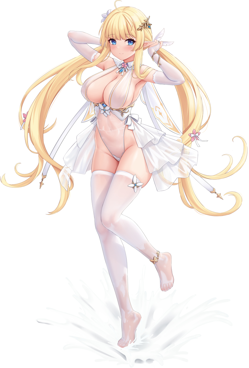 This is a pixiv picture whose title is エルフ[Commission works].