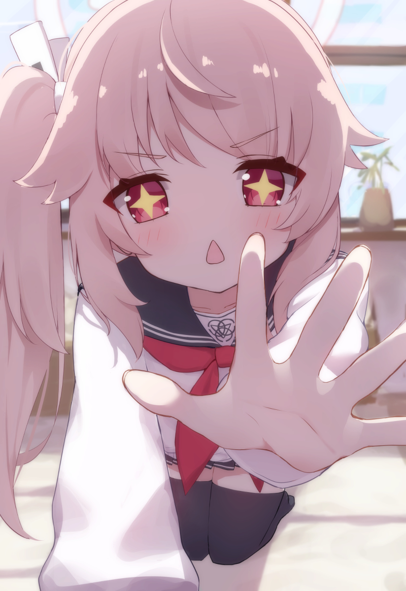 This is a pixiv picture whose title is 何かを見つけたナツ.