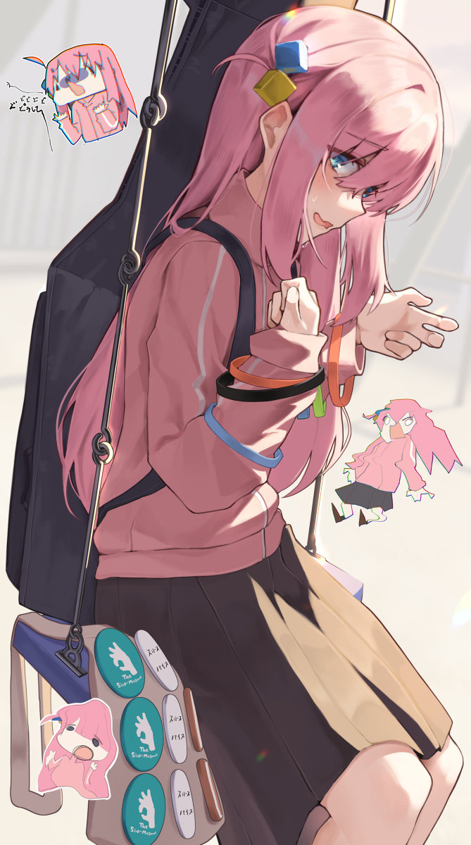This is a pixiv picture whose title is ぼっち.