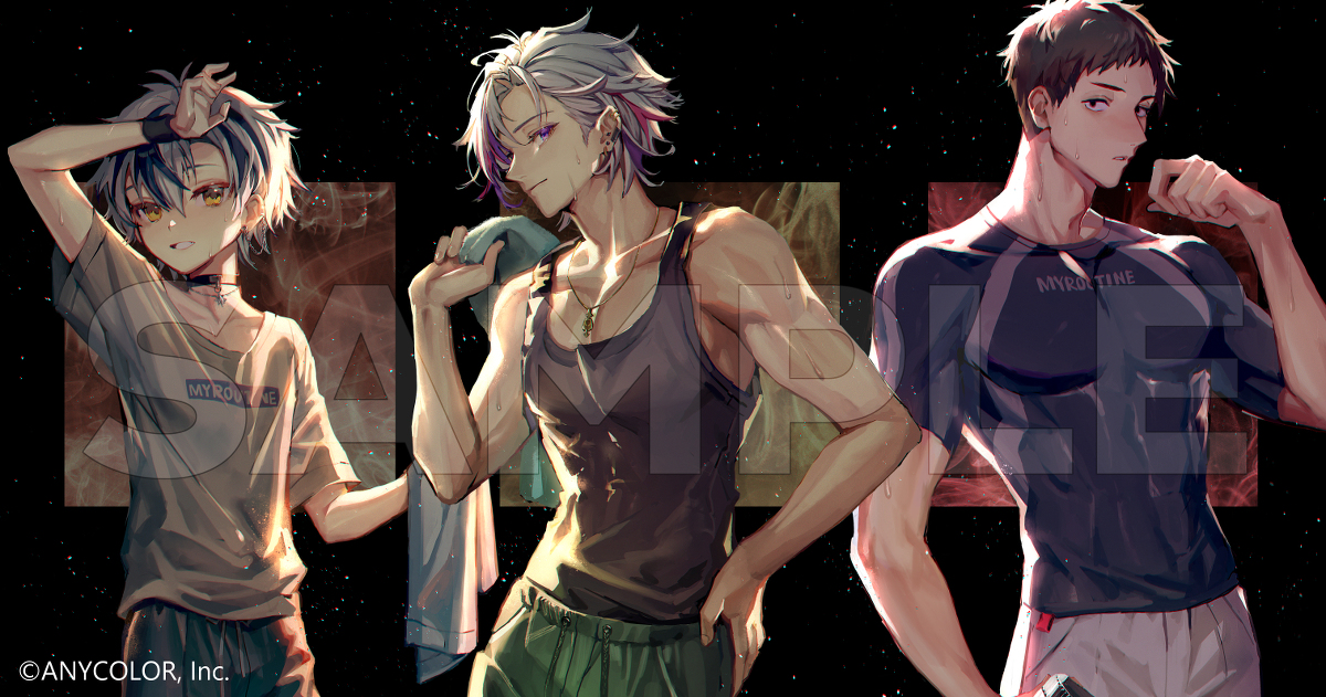 This is a pixiv picture whose title is にじさんじプロテイン.