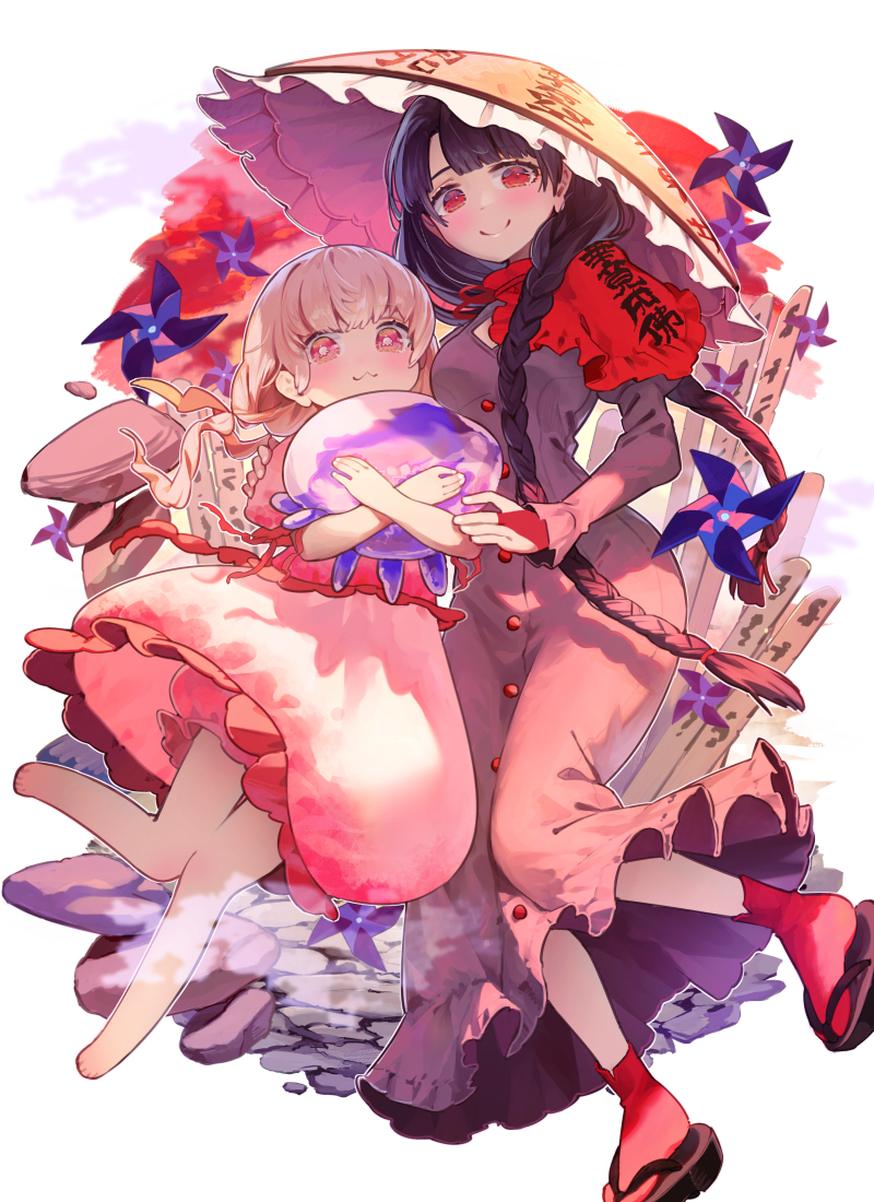 This is a pixiv picture whose title is 瓔花ちゃんと成美お姉さん.