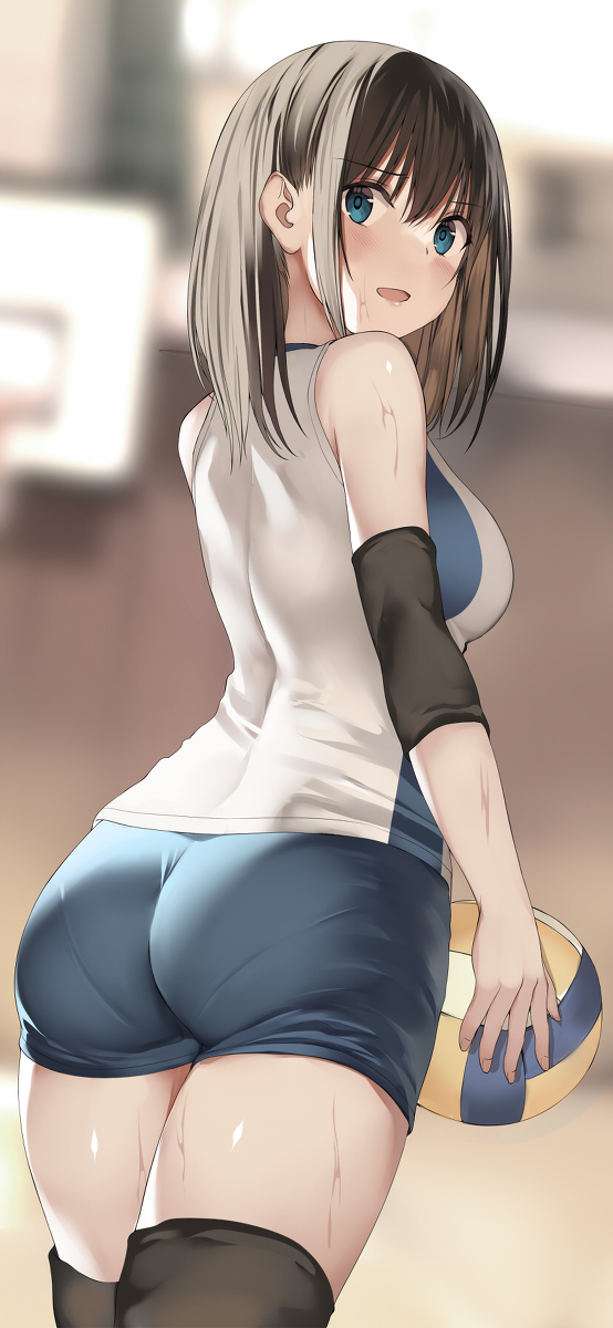 This is a pixiv picture whose title is バレー部翼ちゃん.