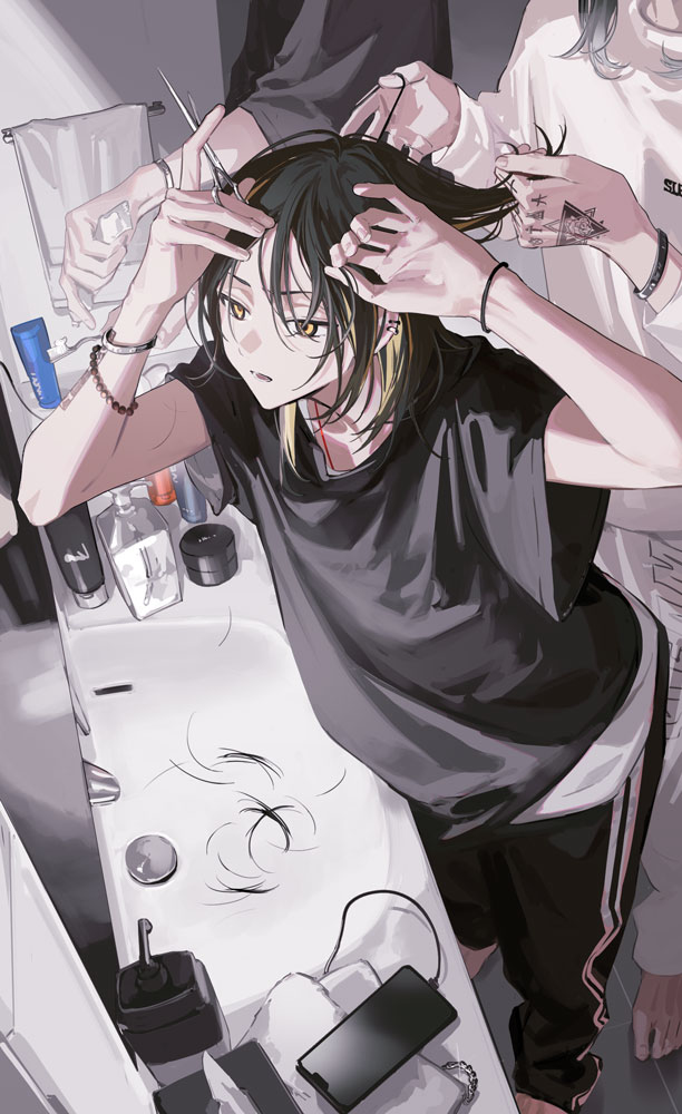 This is a pixiv picture whose title is 無題.