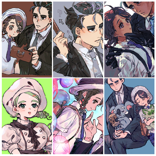 This is a pixiv picture whose title is pokemonSV-log.