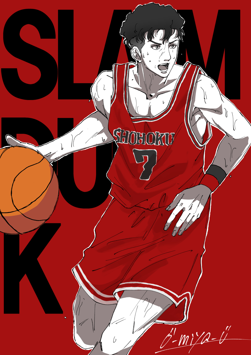 This is a pixiv picture whose title is 🏀.