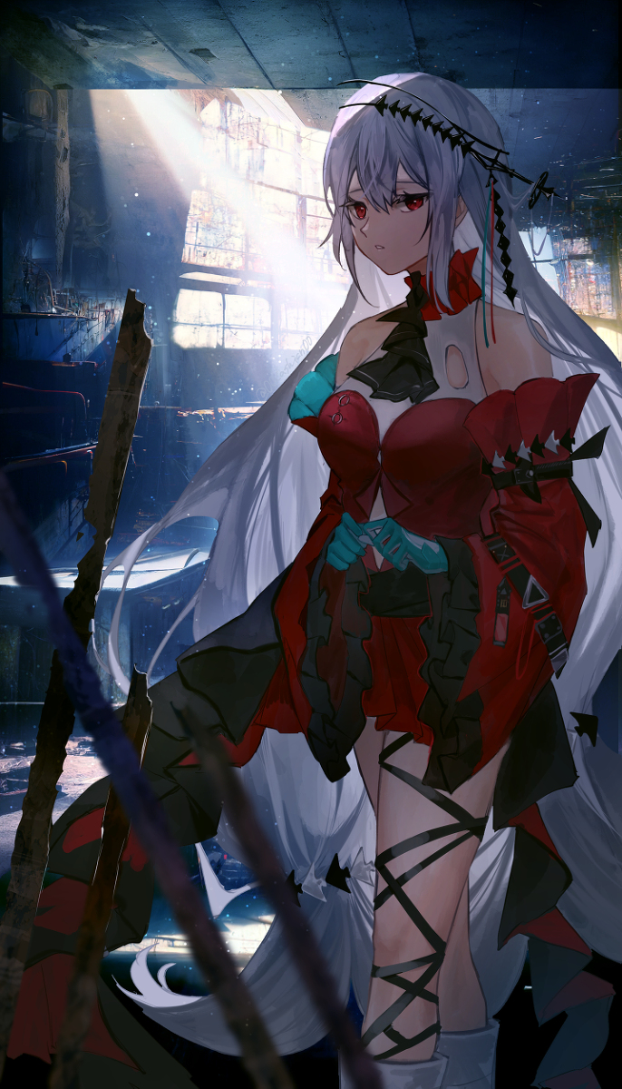 This is a pixiv picture whose title is 濁心スカジ.
