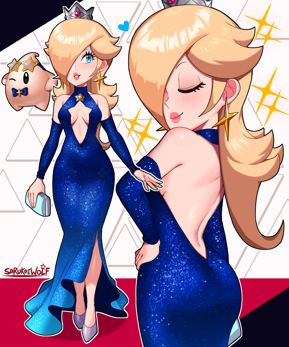 This is a pixiv picture whose title is Cosmic Celebrity Rosalina.